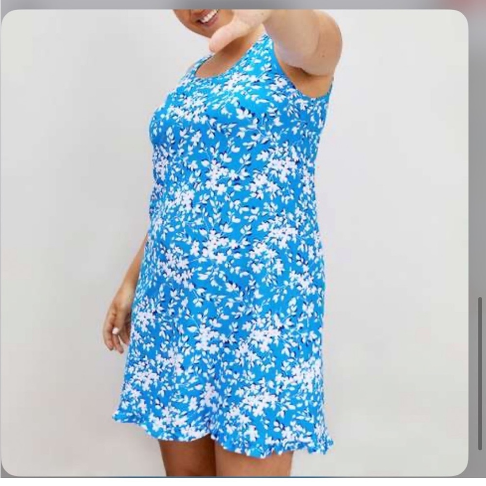 DRAPER JAMES Floral Ruffle Nightie Gown S/M - Picture 6 of 9